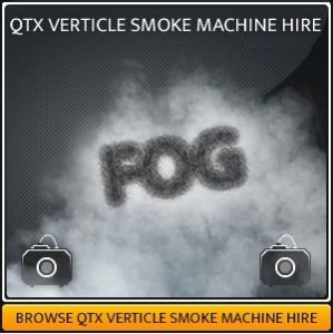 Vertical Smoke Machine Hire
