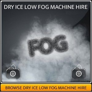 Dry Ice Low Fog Machine Hire